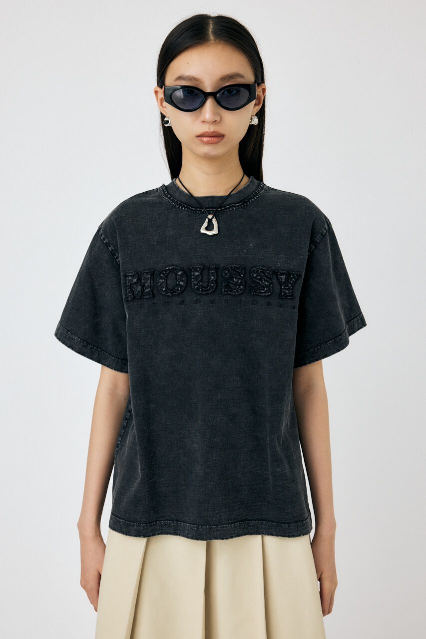MOUSSY「WASHED PATCH MOUSSY Ｔシャツ」|Tシャツ・カットソー|