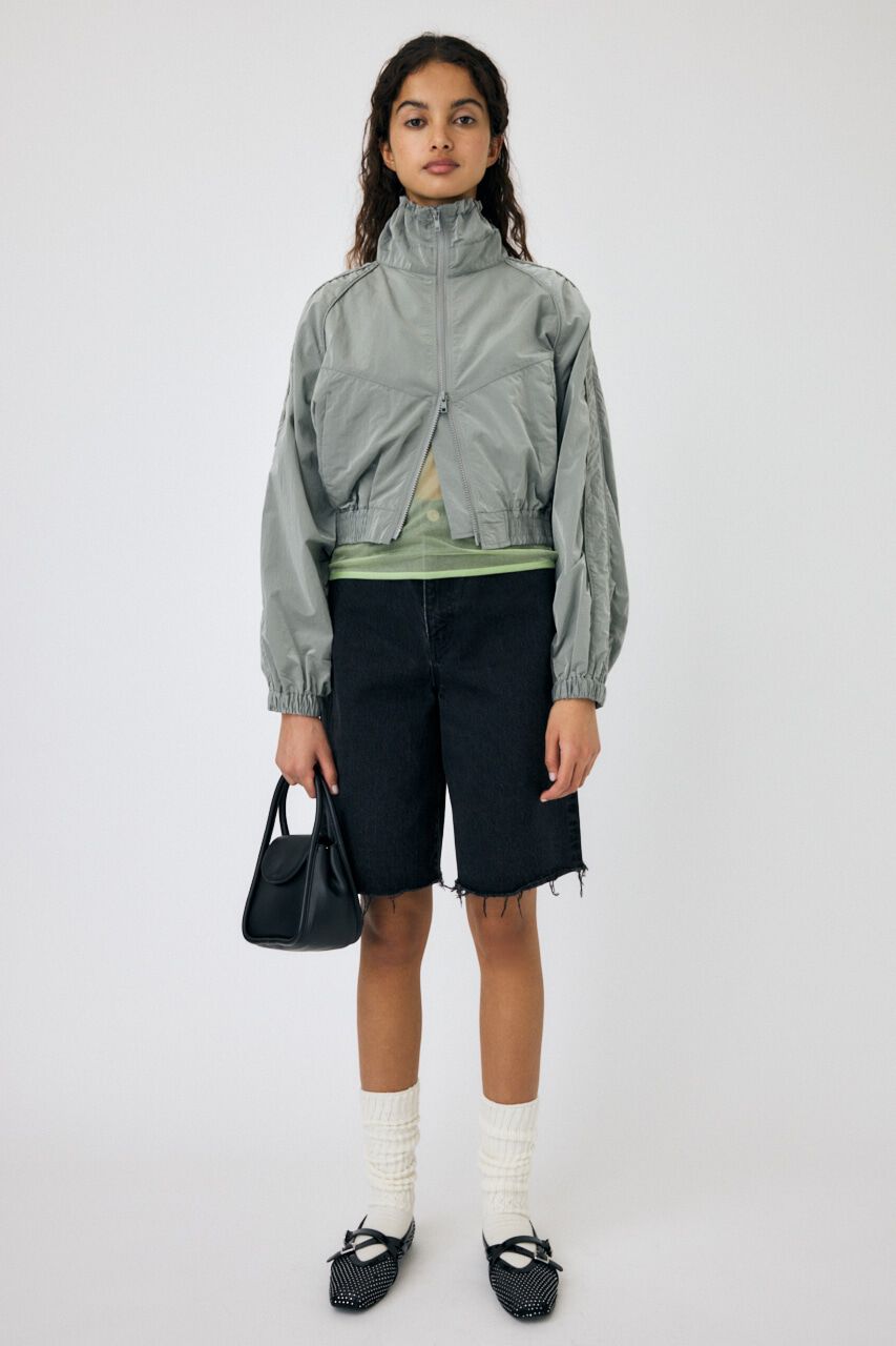 MOUSSY「WIDE DENIM SHORT パンツ」|デニム|