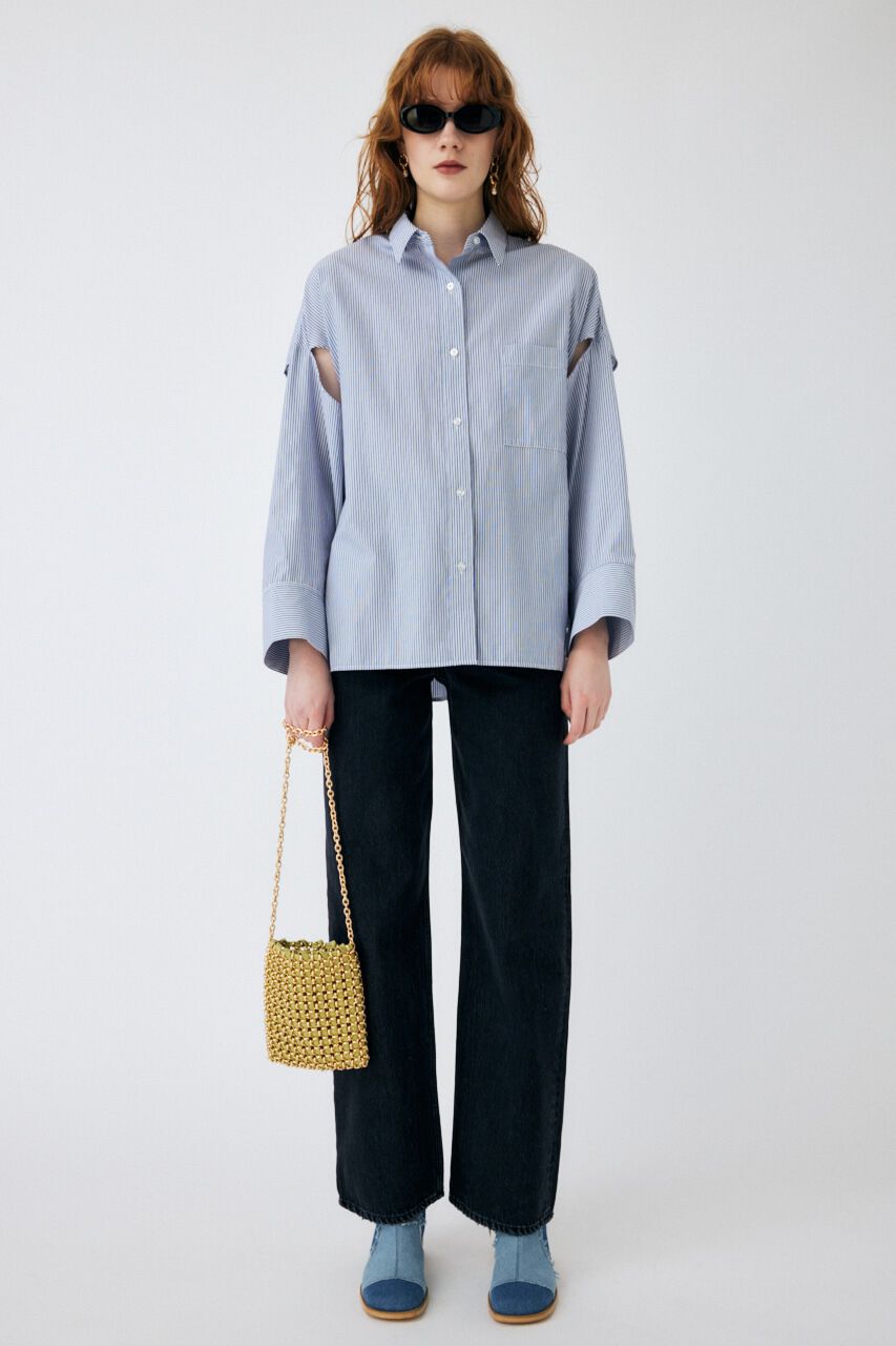 MOUSSY「HW 90S ブラックストレートデニム」|デニム|