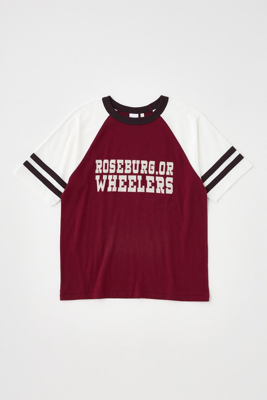 MOUSSY「WHEELERS ラグラン TEE」|Tシャツ・カットソー|