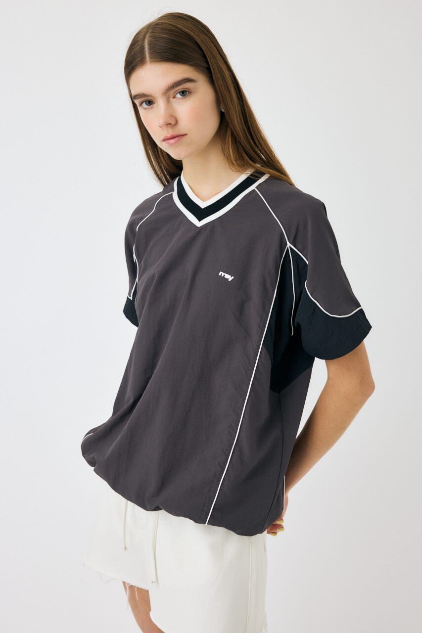 MOUSSY「PIPING OVER トップス」|Tシャツ・カットソー|