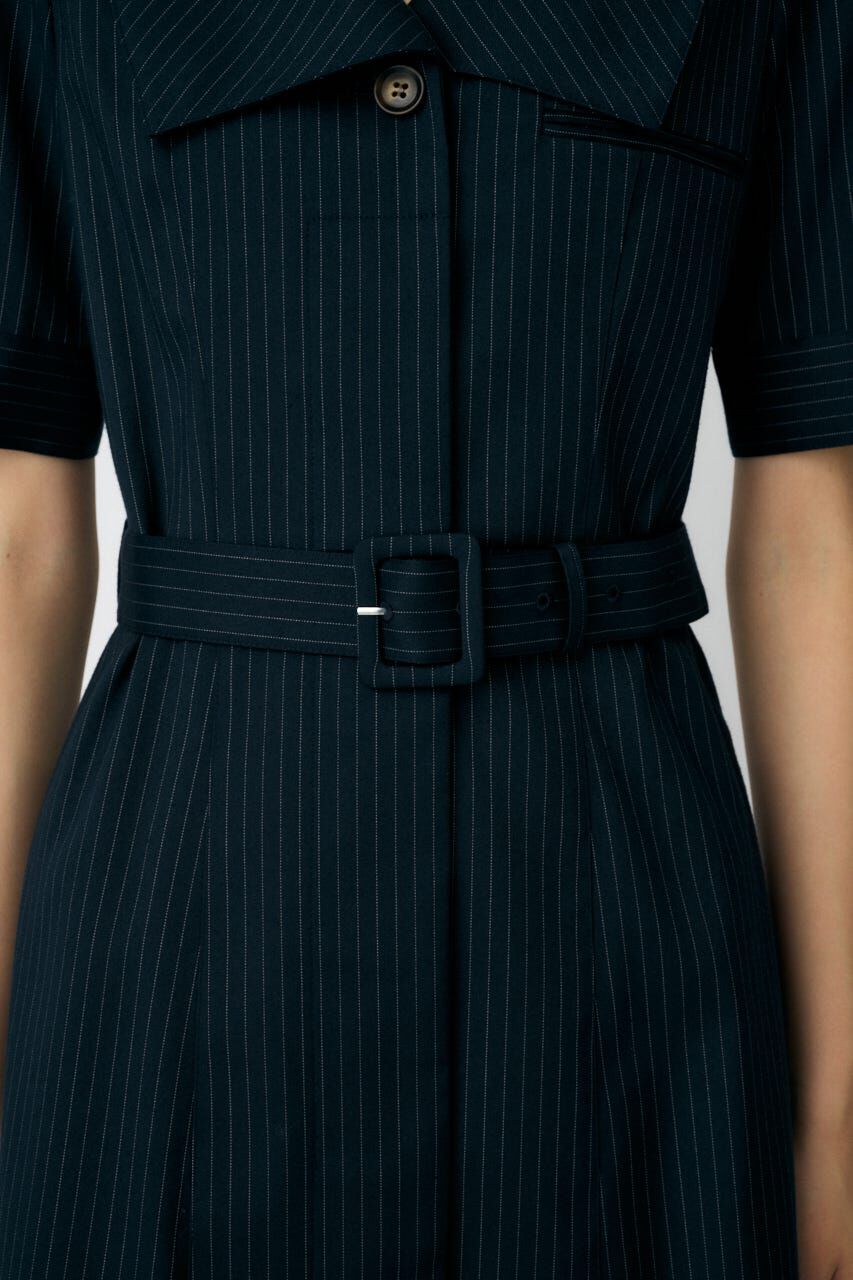 MOUSSY「BIG COLLAR MINI ドレス」|ワンピース|