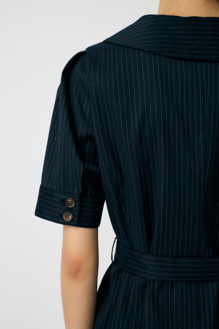 MOUSSY「BIG COLLAR MINI ドレス」|ワンピース|