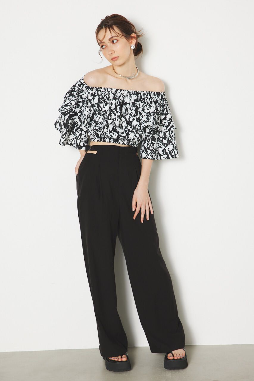 rienda「オープンウエストBELT H/W PT」|その他|