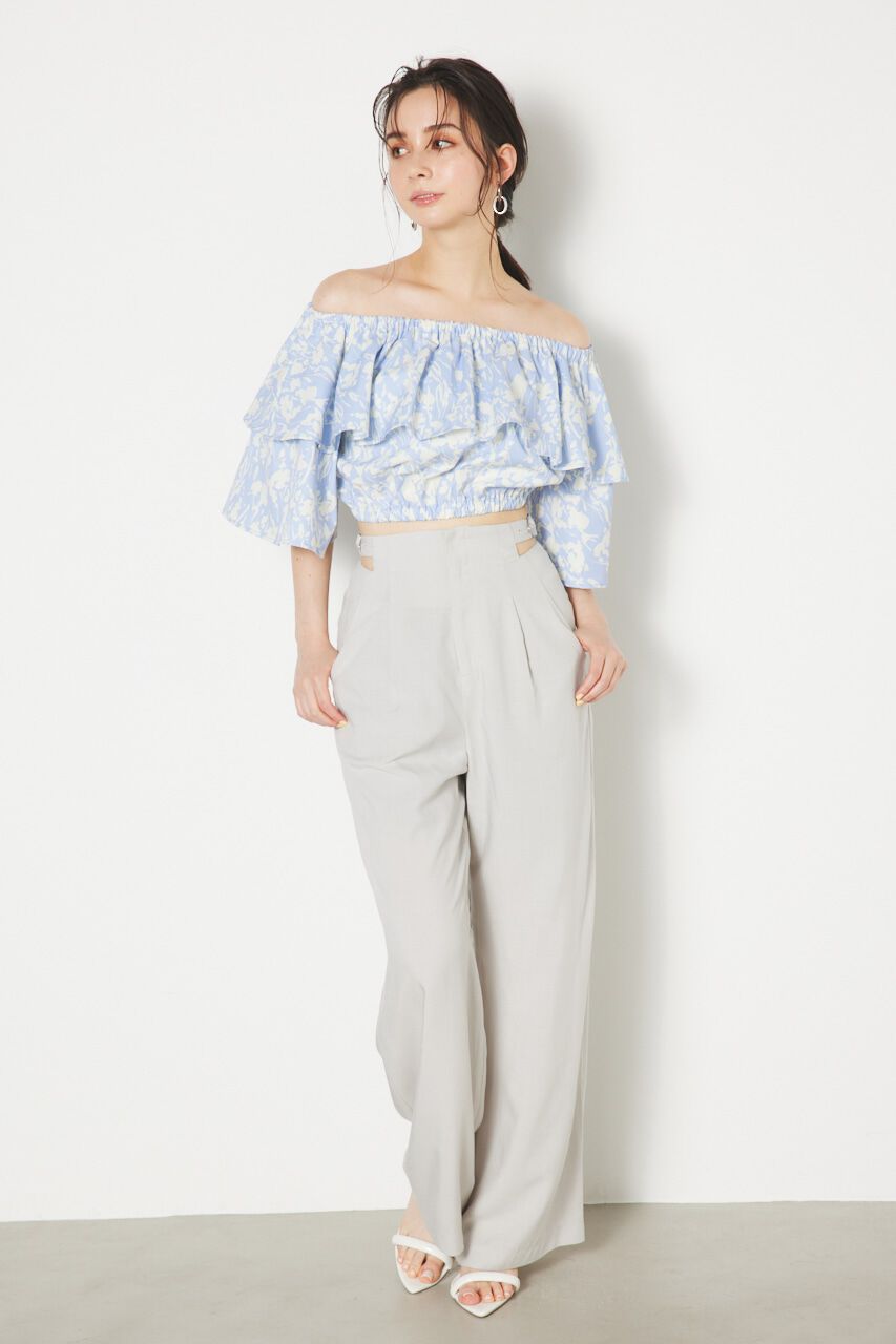 rienda「オープンウエストBELT H/W PT」|その他|