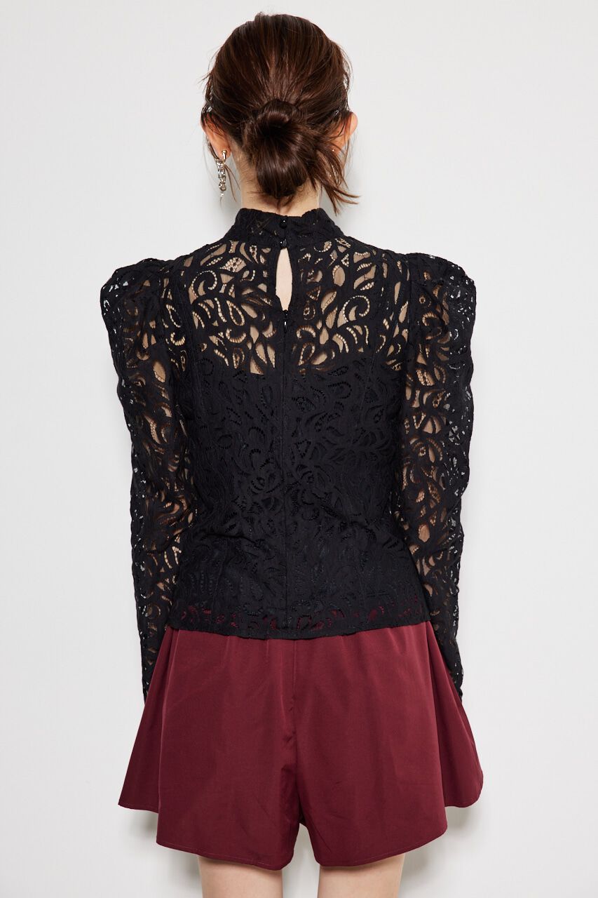 rienda「タックパフSLVレースBLS」|シャツ・ブラウス|