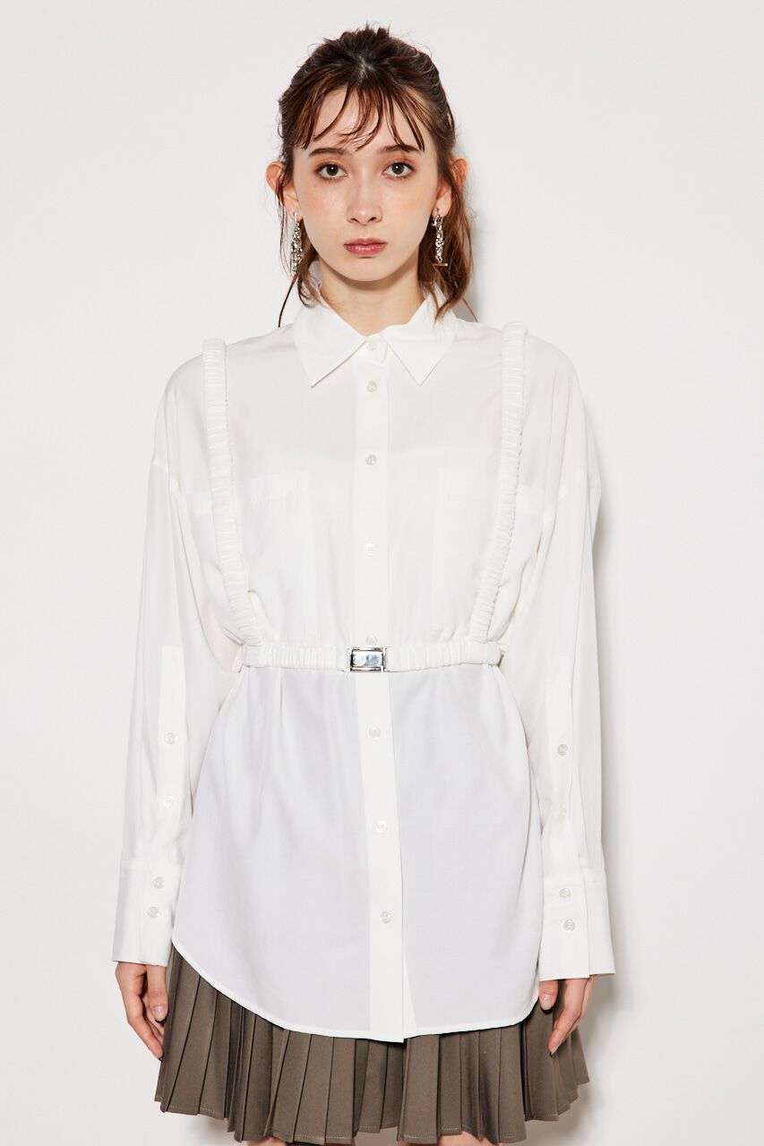 rienda「シャーリングハーネスBLS」|シャツ・ブラウス|