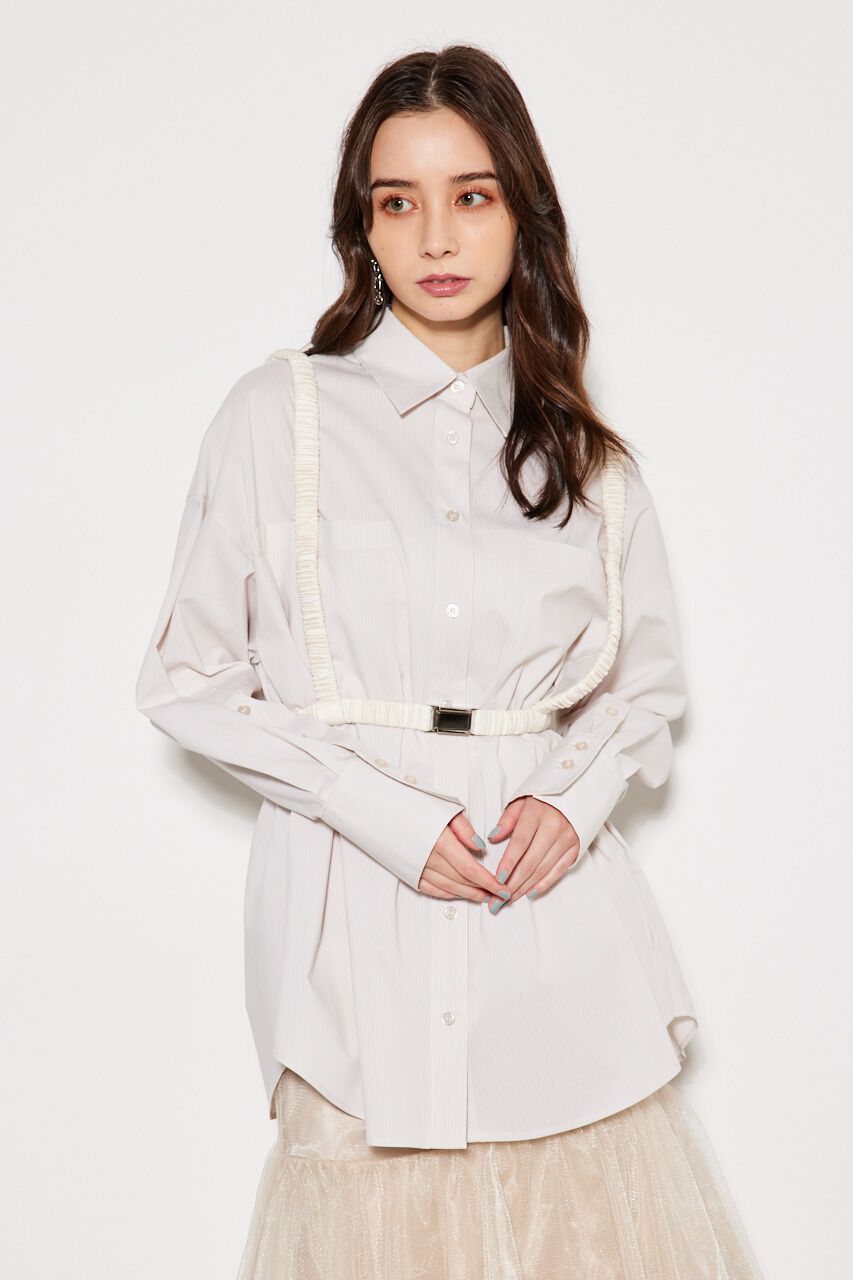 rienda「シャーリングハーネスBLS」|シャツ・ブラウス|