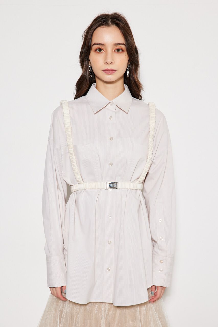 rienda「シャーリングハーネスBLS」|シャツ・ブラウス|