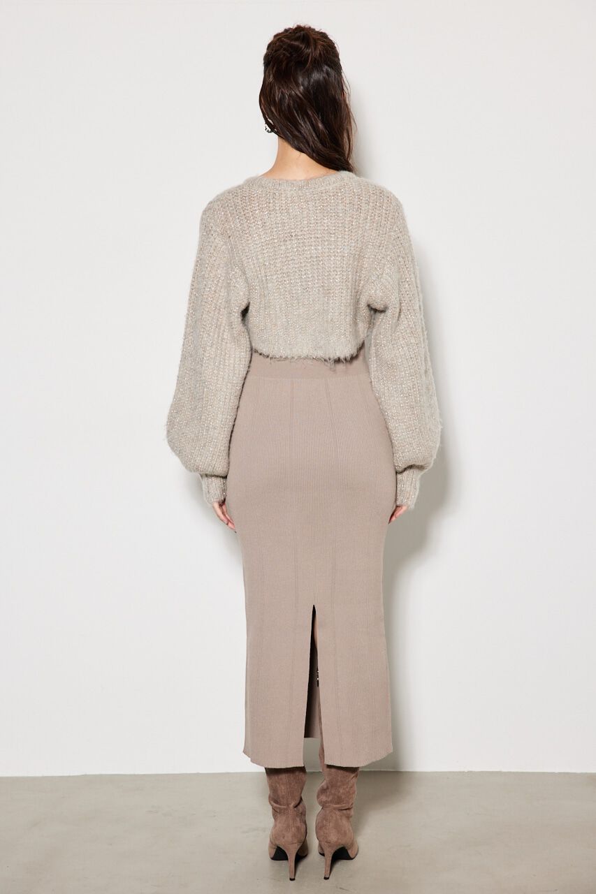 rienda「2WAY RRボレロタイトKnit OP」|ワンピース|