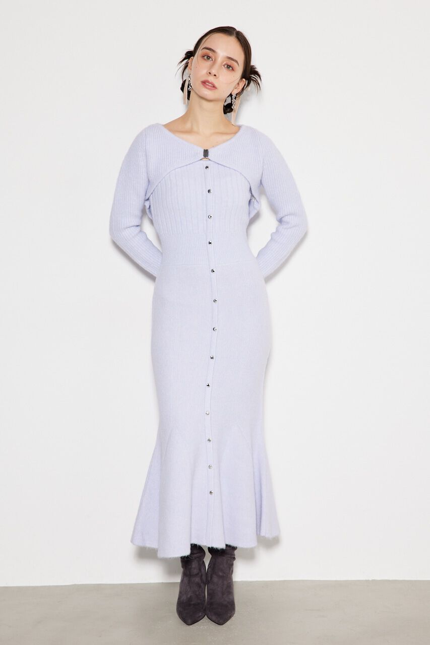 rienda「many way カーデSET Knit OP」|ワンピース|