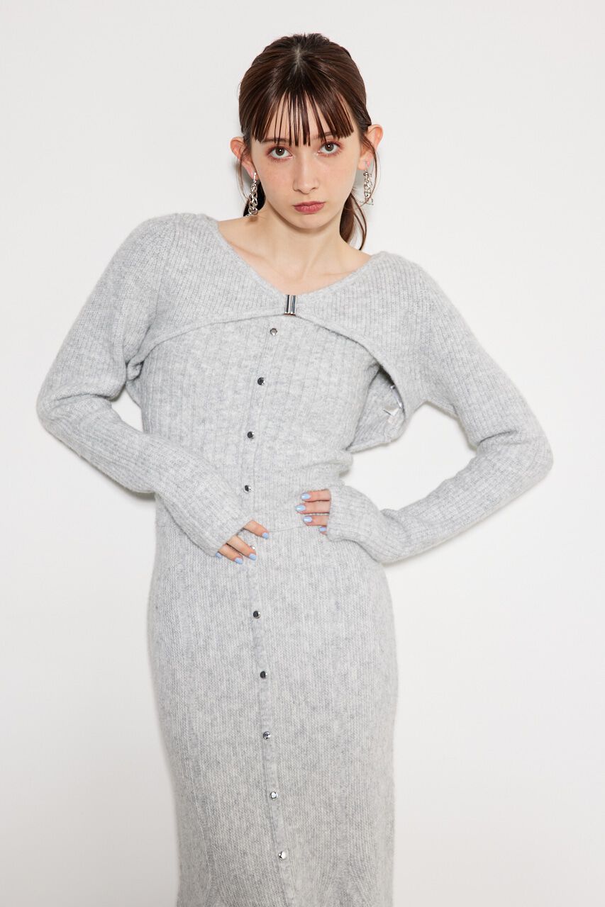 rienda「many way カーデSET Knit OP」|ワンピース|