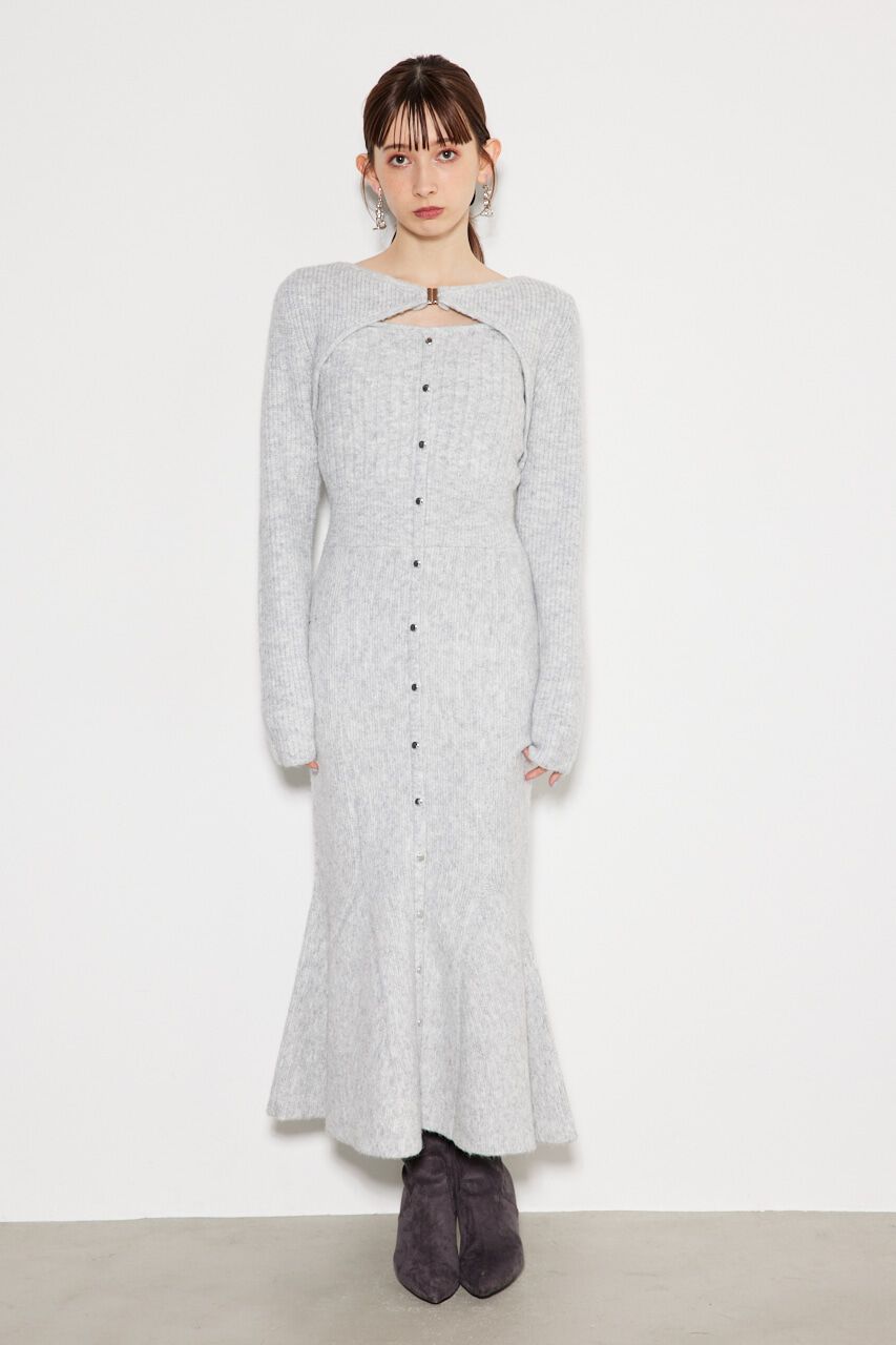 rienda「many way カーデSET Knit OP」|ワンピース|