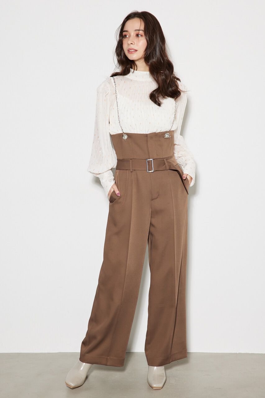 rienda「チェーンサスペンダーH/W PT」|その他|