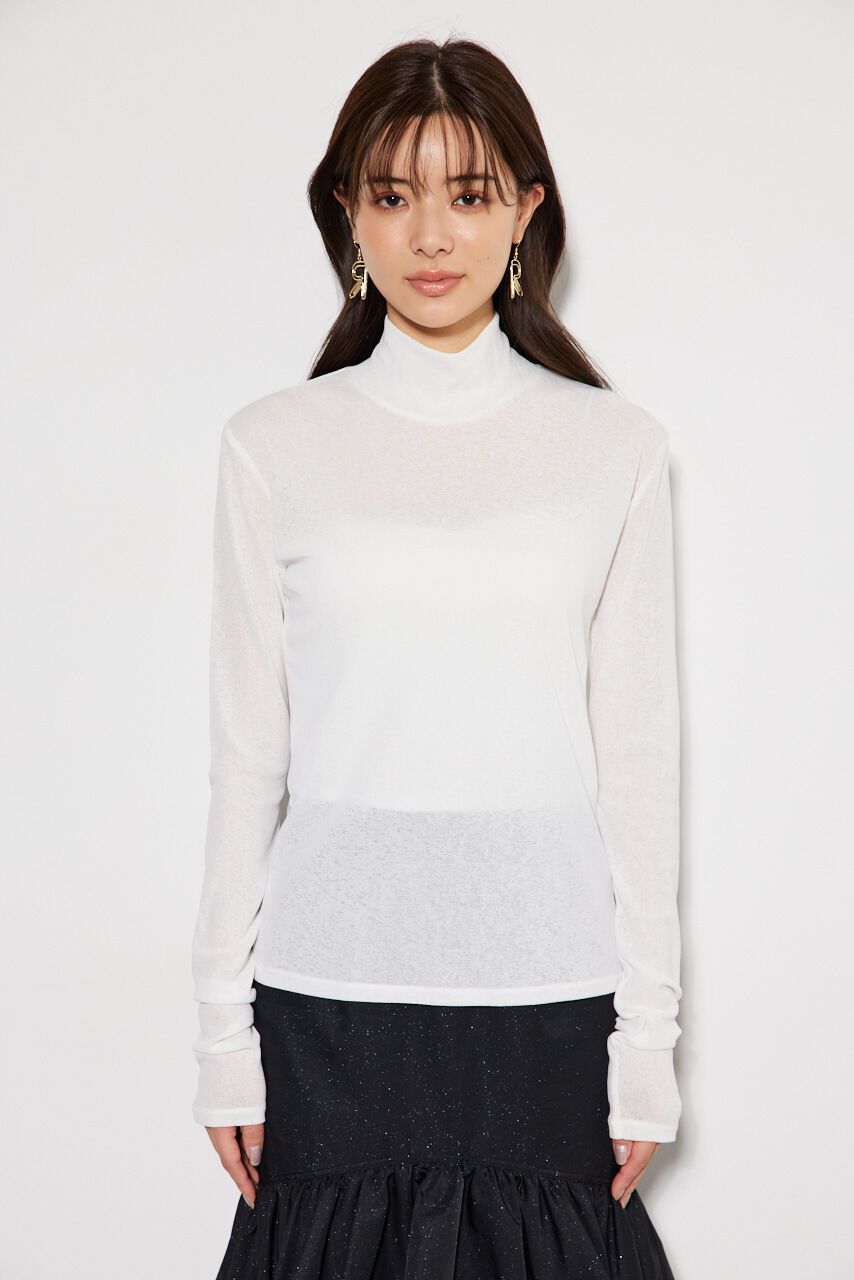 rienda「シャイニーベストSET Knit TOP」|ニット・セーター|