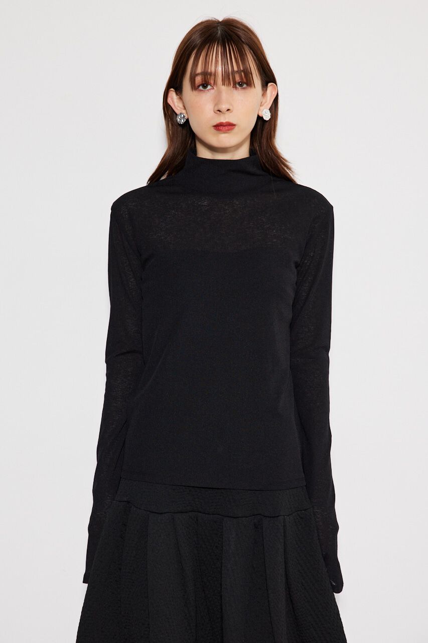 rienda「シャイニーベストSET Knit TOP」|ニット・セーター|