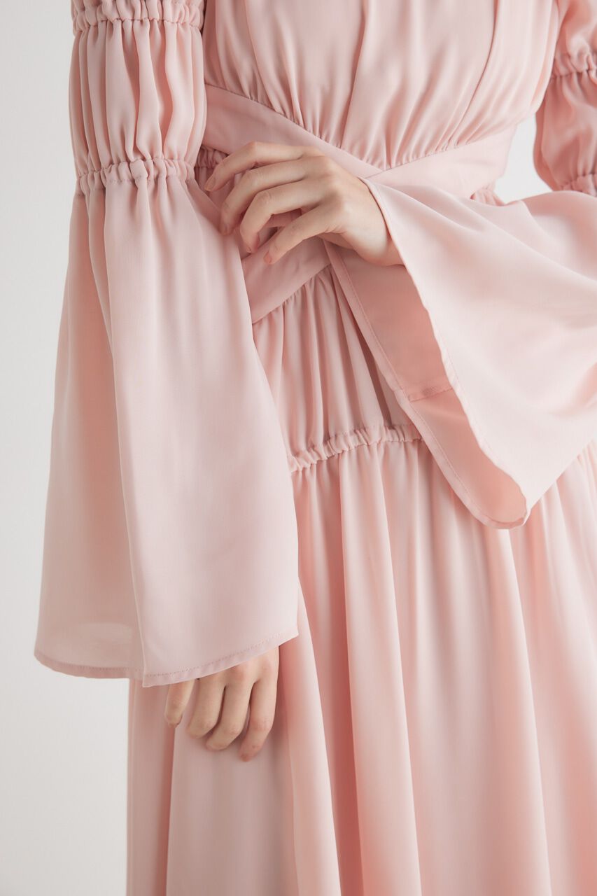 rienda「クロスBELTギャザーフレアOP」|ワンピース|