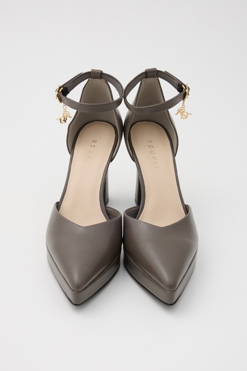 rienda「ティックストムアンクルパンプス」|パンプス|