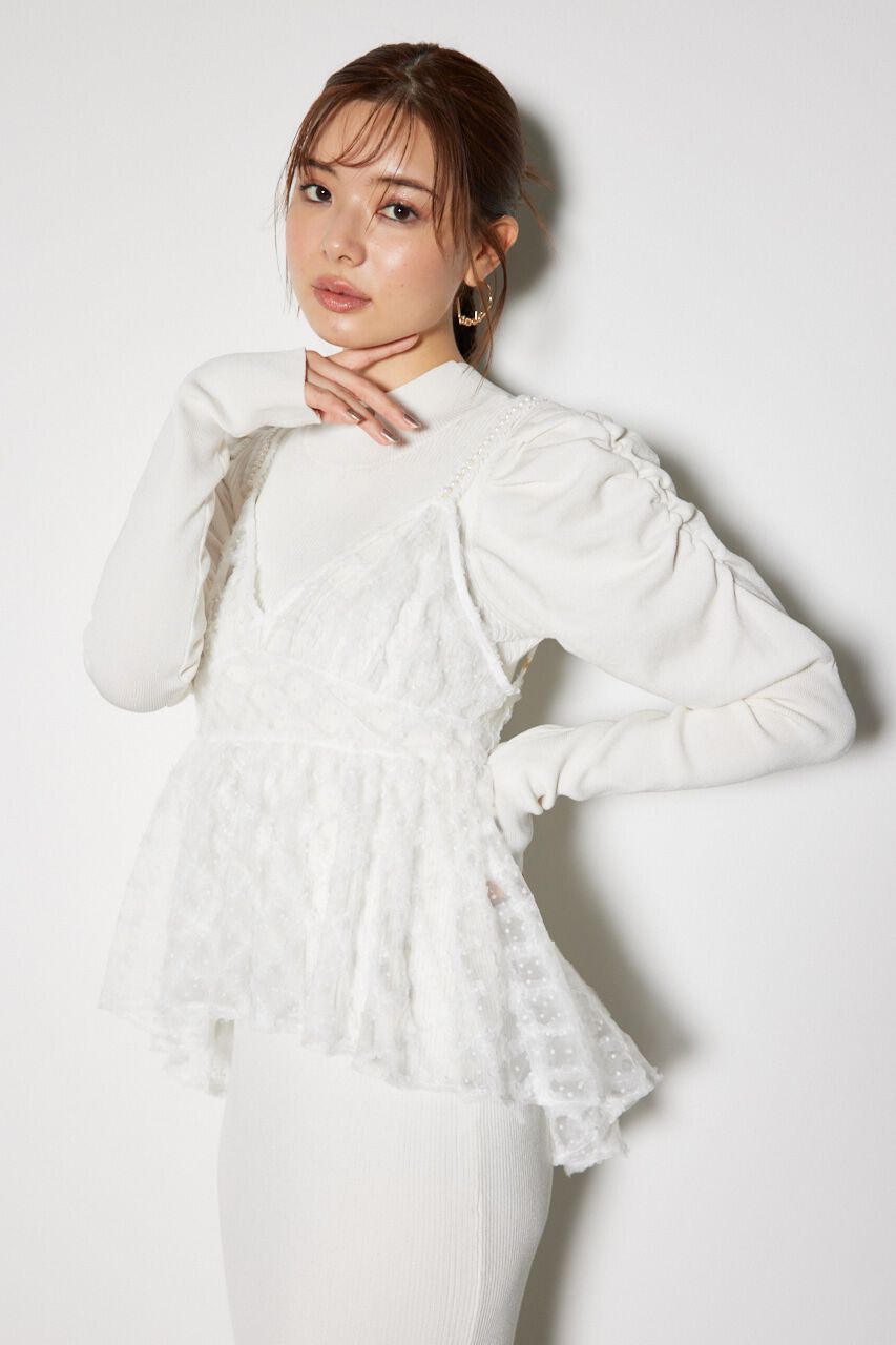 rienda「ビスチェセットニットワンピース」|ワンピース|