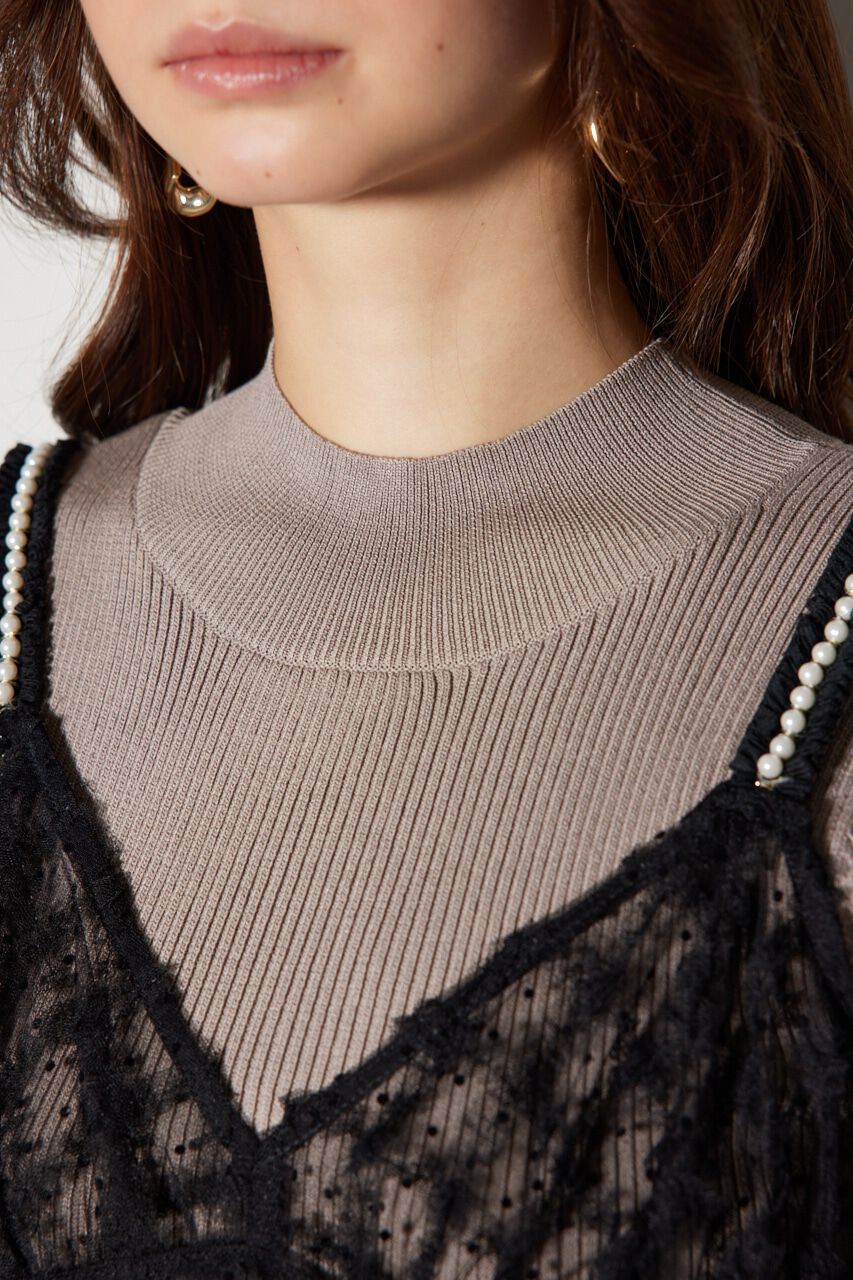 rienda「ビスチェセットニットワンピース」|ワンピース|