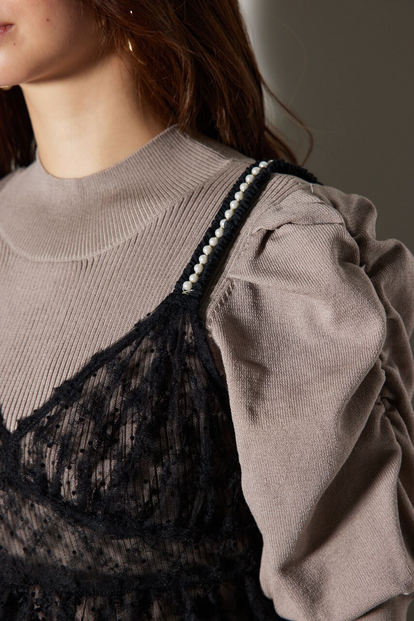 rienda「ビスチェセットニットワンピース」|ワンピース|