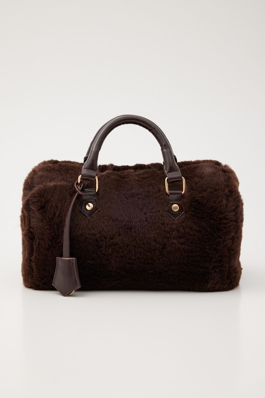 rienda「フェイクファーボストンバッグ」|その他|