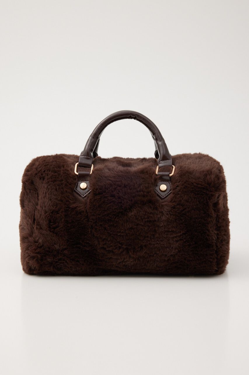 rienda「フェイクファーボストンバッグ」|その他|