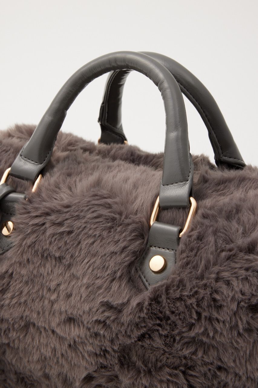 rienda「フェイクファーボストンバッグ」|その他|