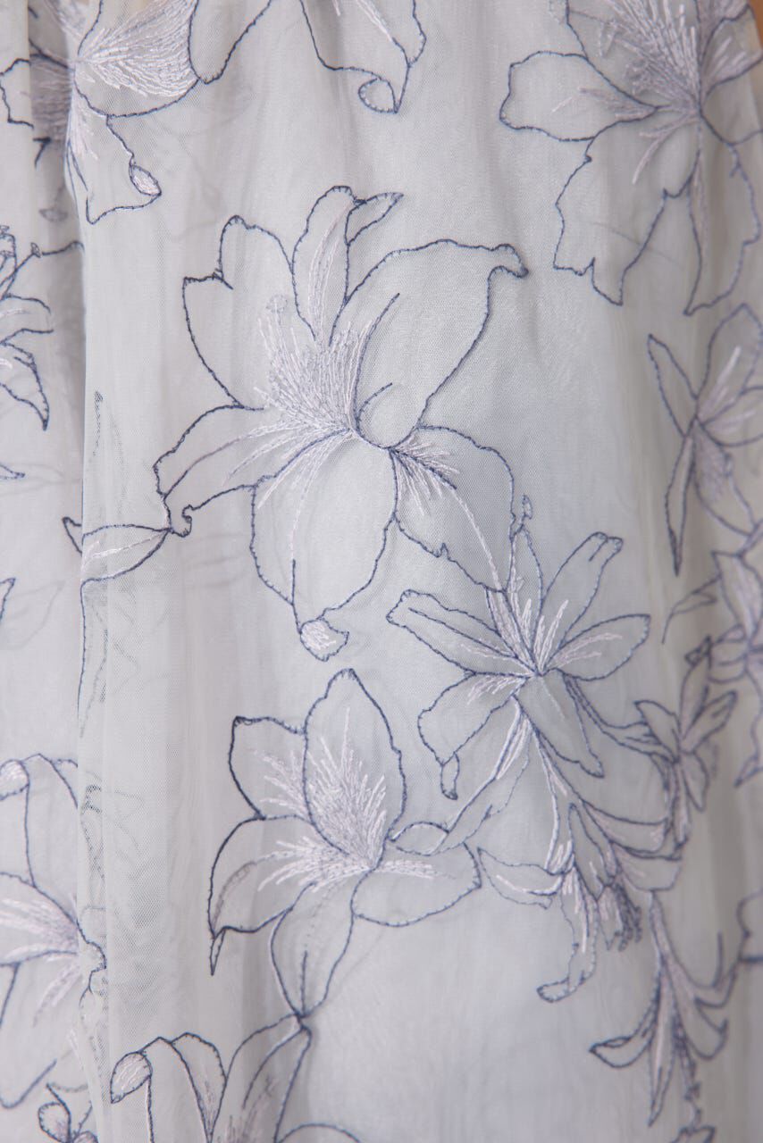 rienda「エンブロイダリーチュールブラウス」|シャツ・ブラウス|