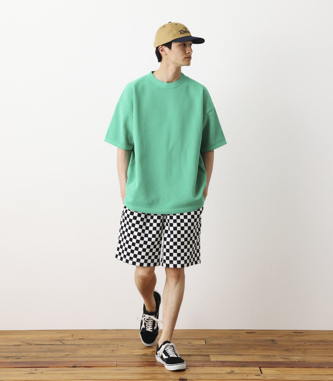 RODEO CROWNS「2段リブ 半袖ニット」|ニット・セーター|