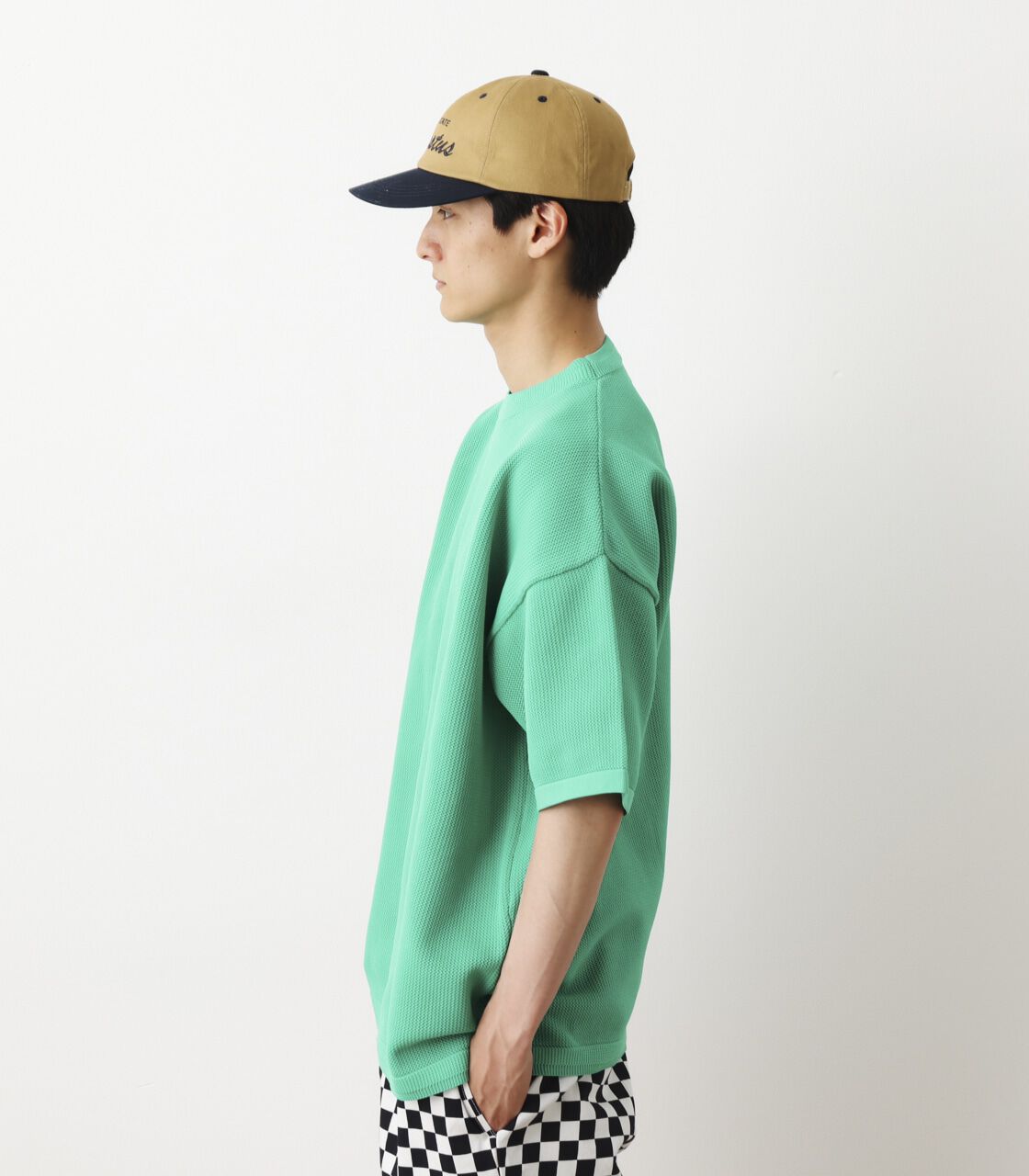 RODEO CROWNS「2段リブ 半袖ニット」|ニット・セーター|