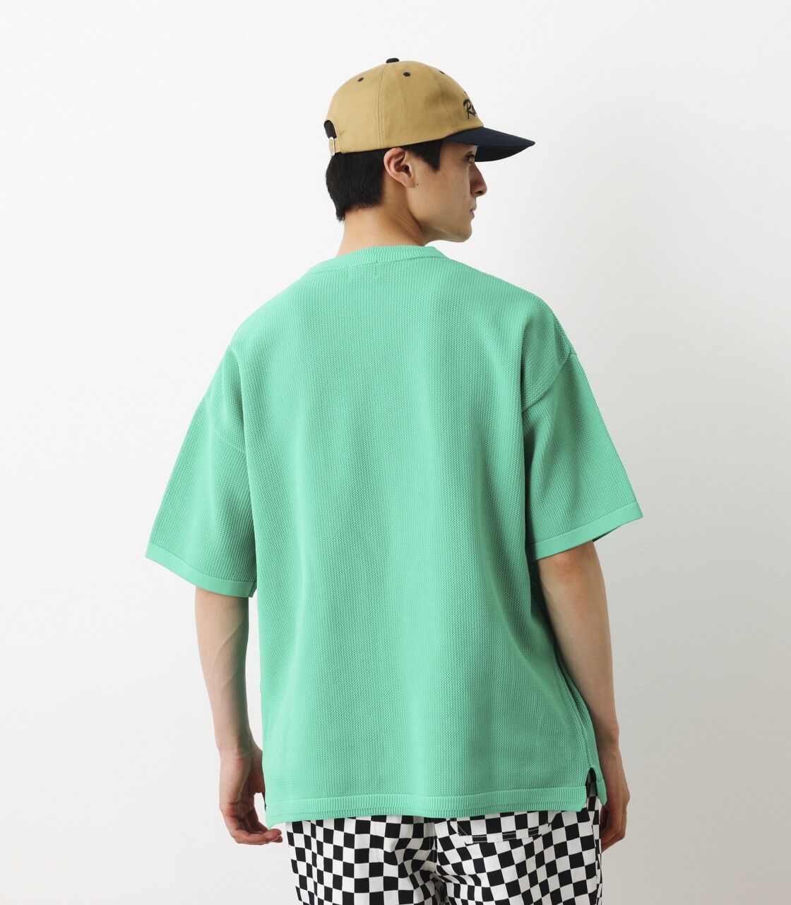 RODEO CROWNS「2段リブ 半袖ニット」|ニット・セーター|