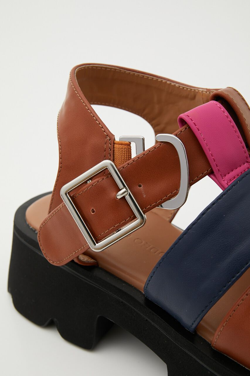 RODEO CROWNS「BICOLOR グルカサンダル」|サンダル|