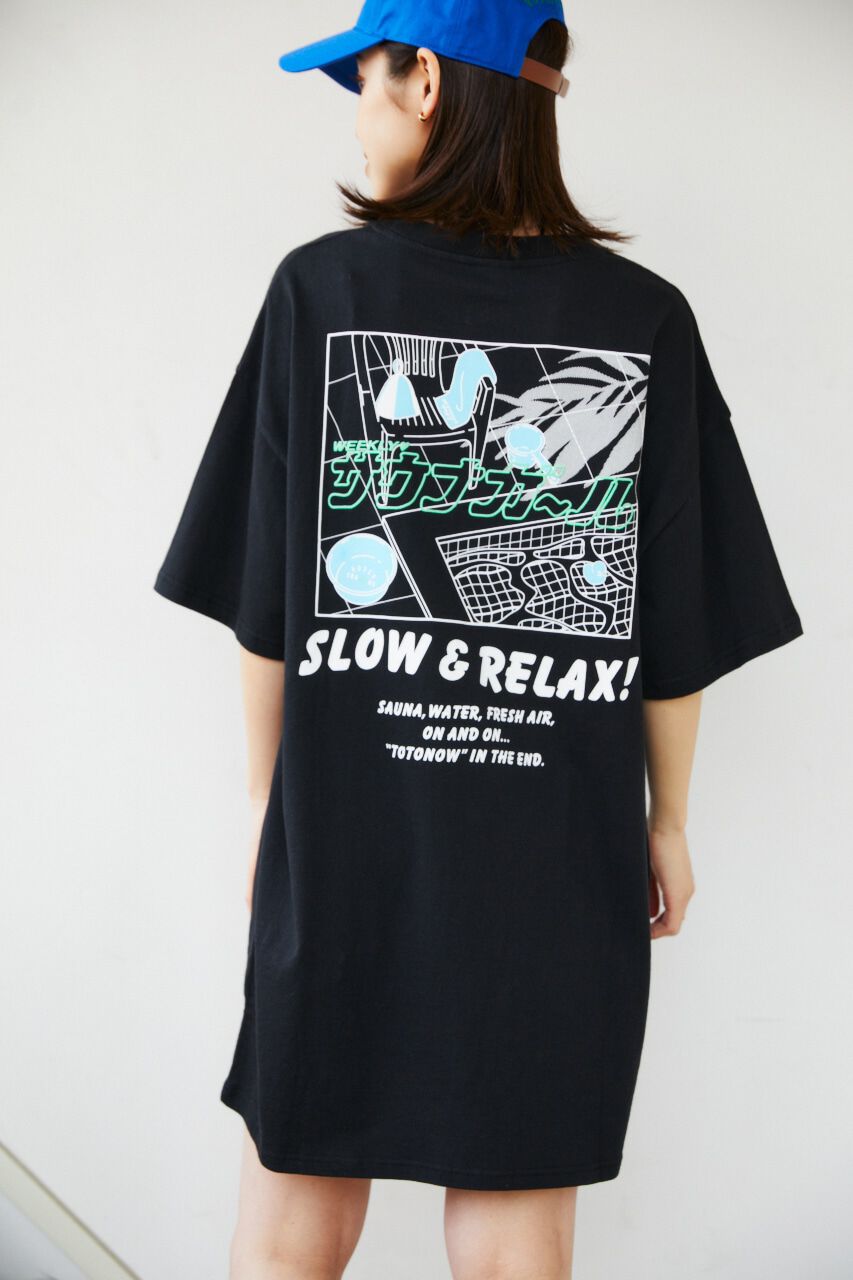 RODEO CROWNS「サウナボーイ S&R Tシャツワンピース」|ワンピース|