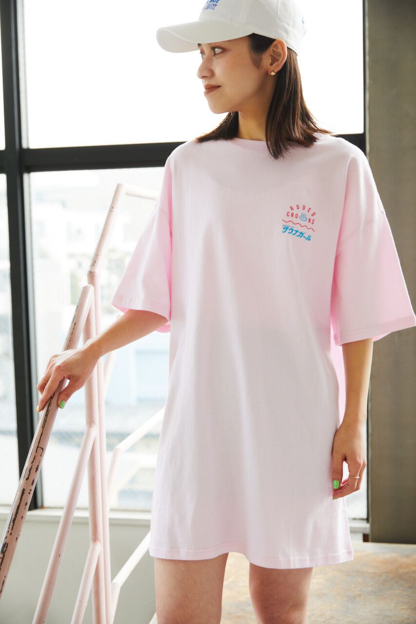 RODEO CROWNS「サウナボーイ S&R Tシャツワンピース」|ワンピース|
