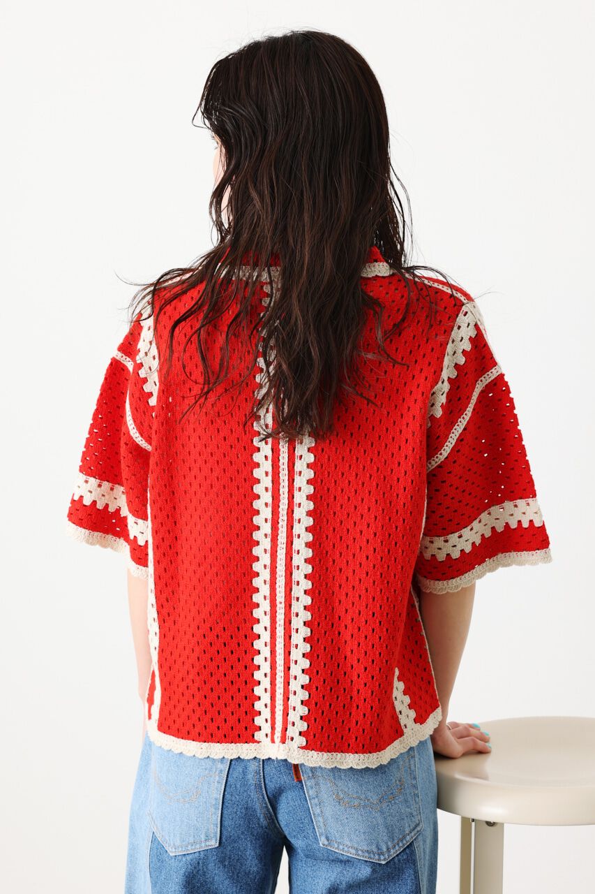 RODEO CROWNS「クロシェカーディガン」|カーディガン|