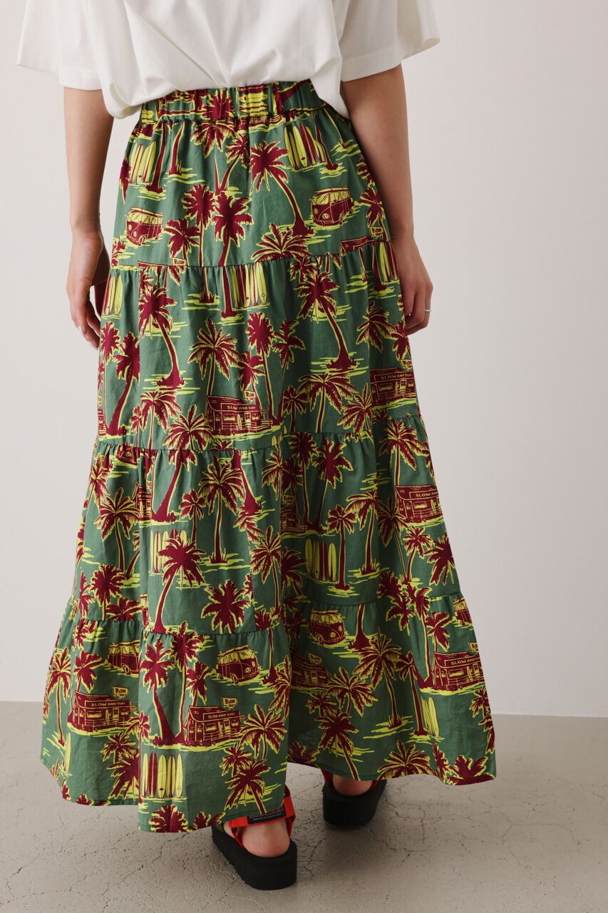 RODEO CROWNS「パターンアロハティアードスカート」|スカート|