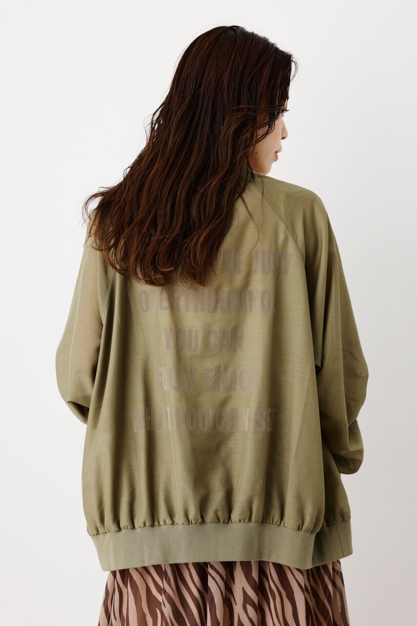 RODEO CROWNS「ボリュームスリーブシアーブルゾン」|ブルゾン・スタジャン|