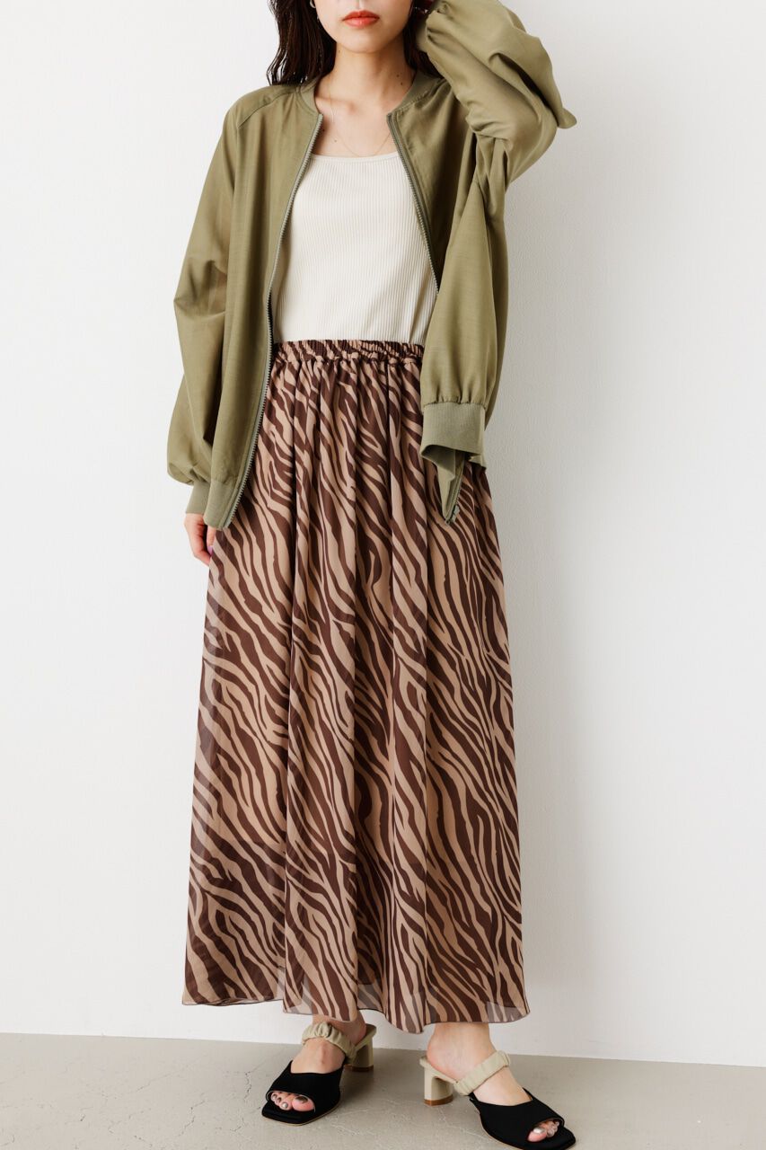 RODEO CROWNS「ボリュームスリーブシアーブルゾン」|ブルゾン・スタジャン|