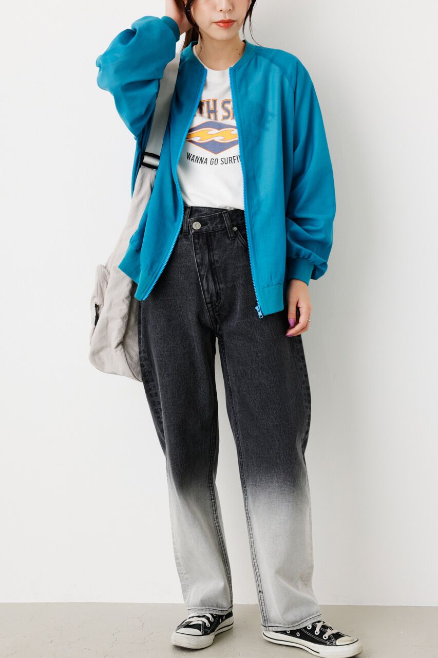 RODEO CROWNS「ボリュームスリーブシアーブルゾン」|ブルゾン・スタジャン|