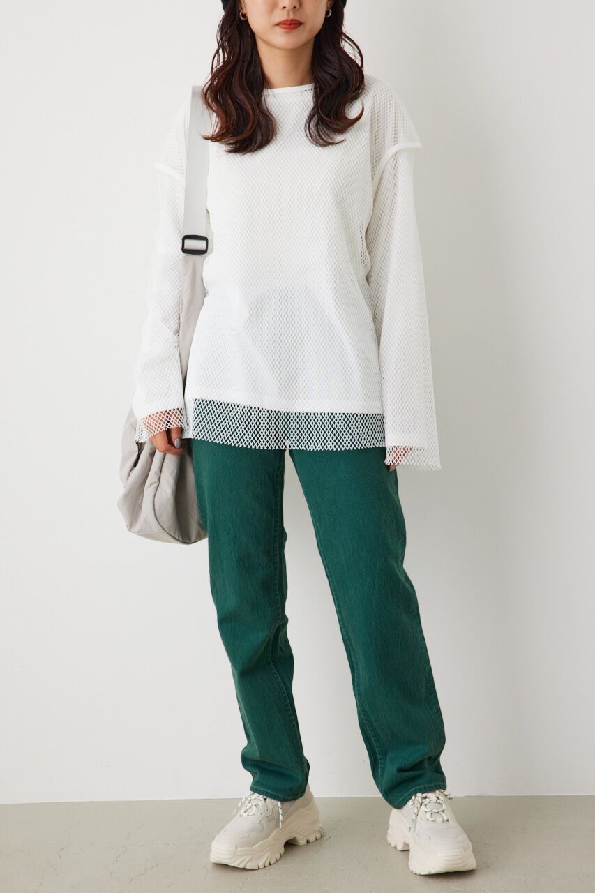 RODEO CROWNS「L/S メッシュトップスセット」|Tシャツ・カットソー|