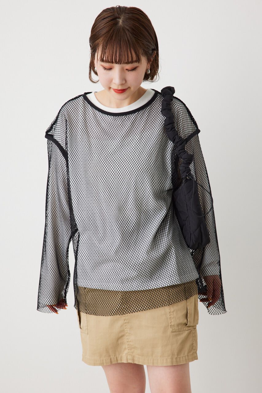 RODEO CROWNS「L/S メッシュトップスセット」|Tシャツ・カットソー|