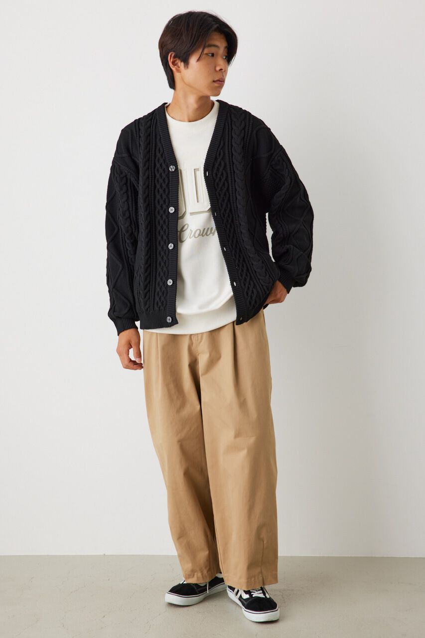 RODEO CROWNS「A-LIGHT KNIT ケーブルカーディガン」|カーディガン|