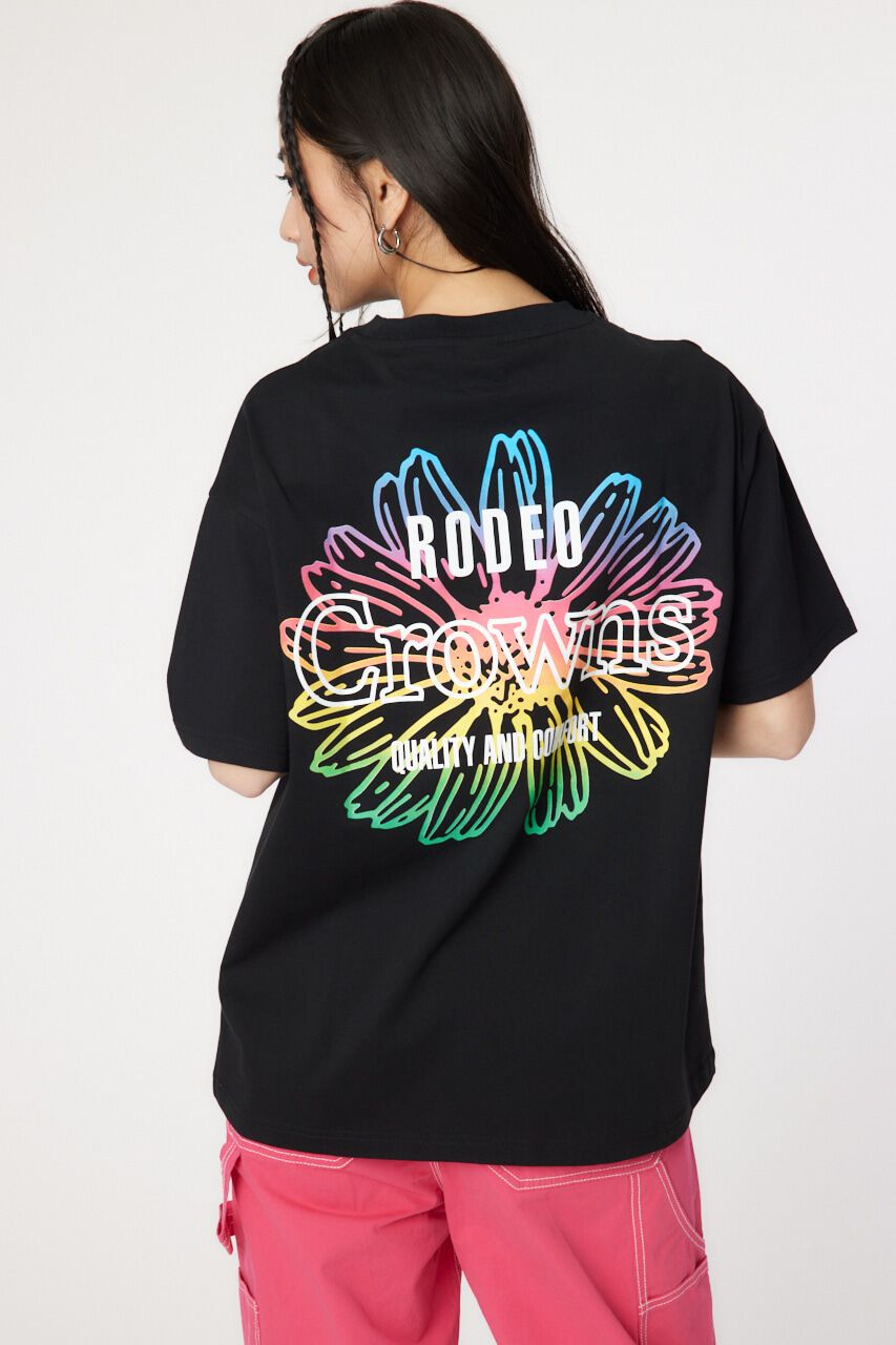 RODEO CROWNS「SUMMER FLOWER Tシャツ」|Tシャツ・カットソー|BLK