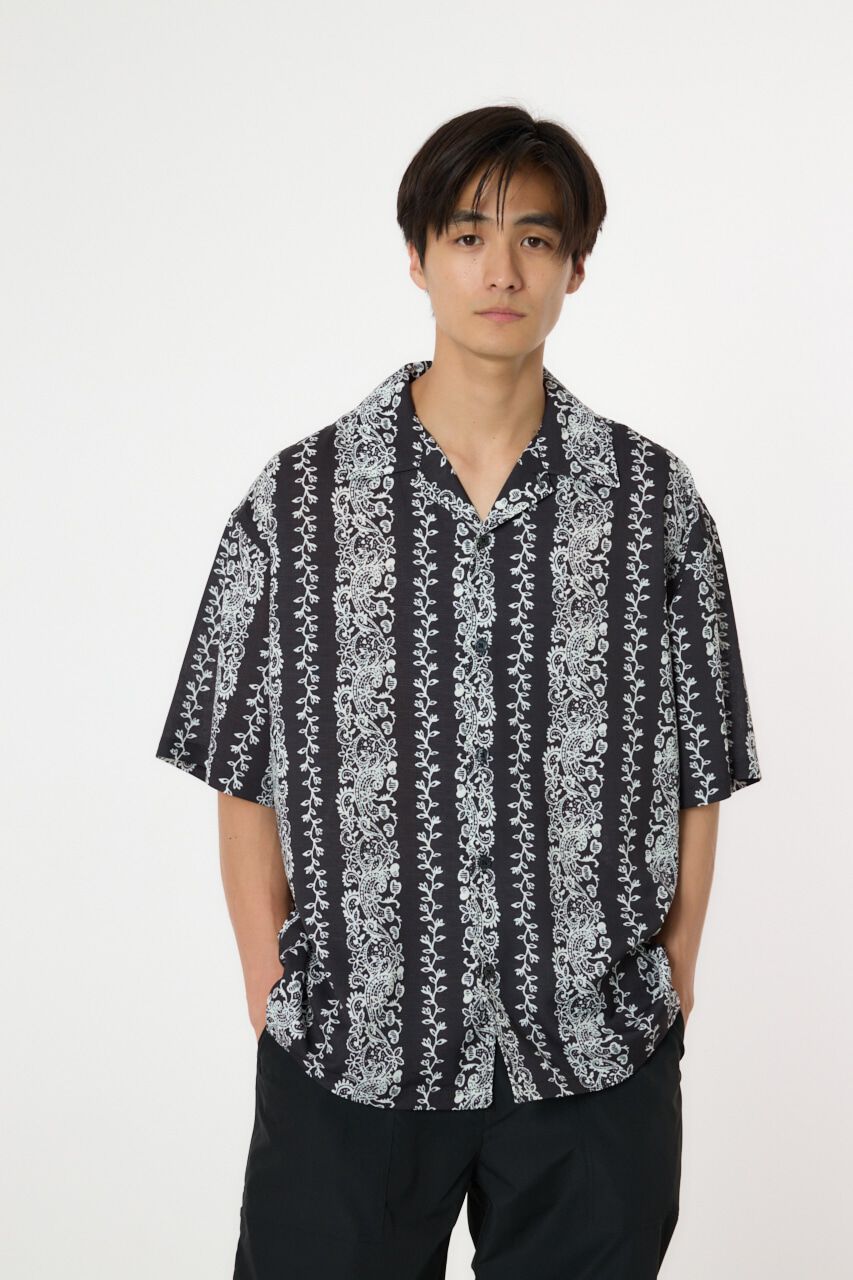 RODEO CROWNS「bandana-stripe shirt」|シャツ・ブラウス|