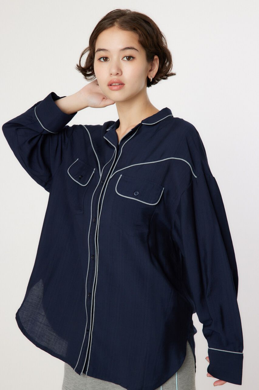 RODEO CROWNS「パイピングウエスタンシャツ」|シャツ・ブラウス|