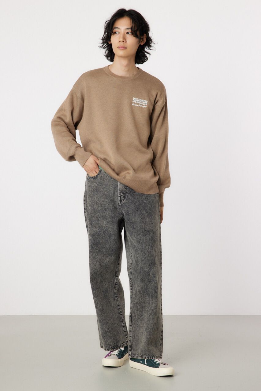 RODEO CROWNS「メンズSIGNSダブルジャガードニットトップス」|ニット・セーター|