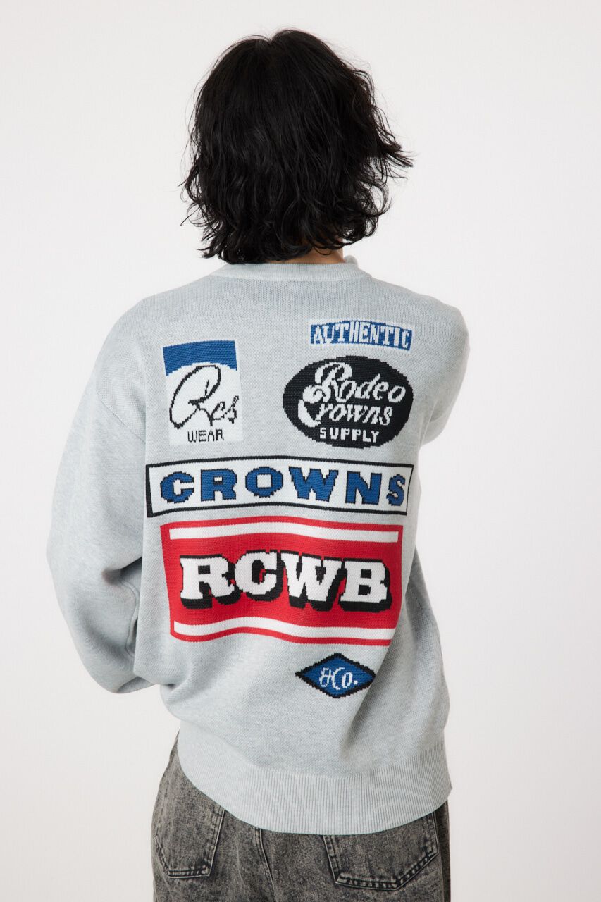 RODEO CROWNS「メンズSIGNSダブルジャガードニットトップス」|ニット・セーター|