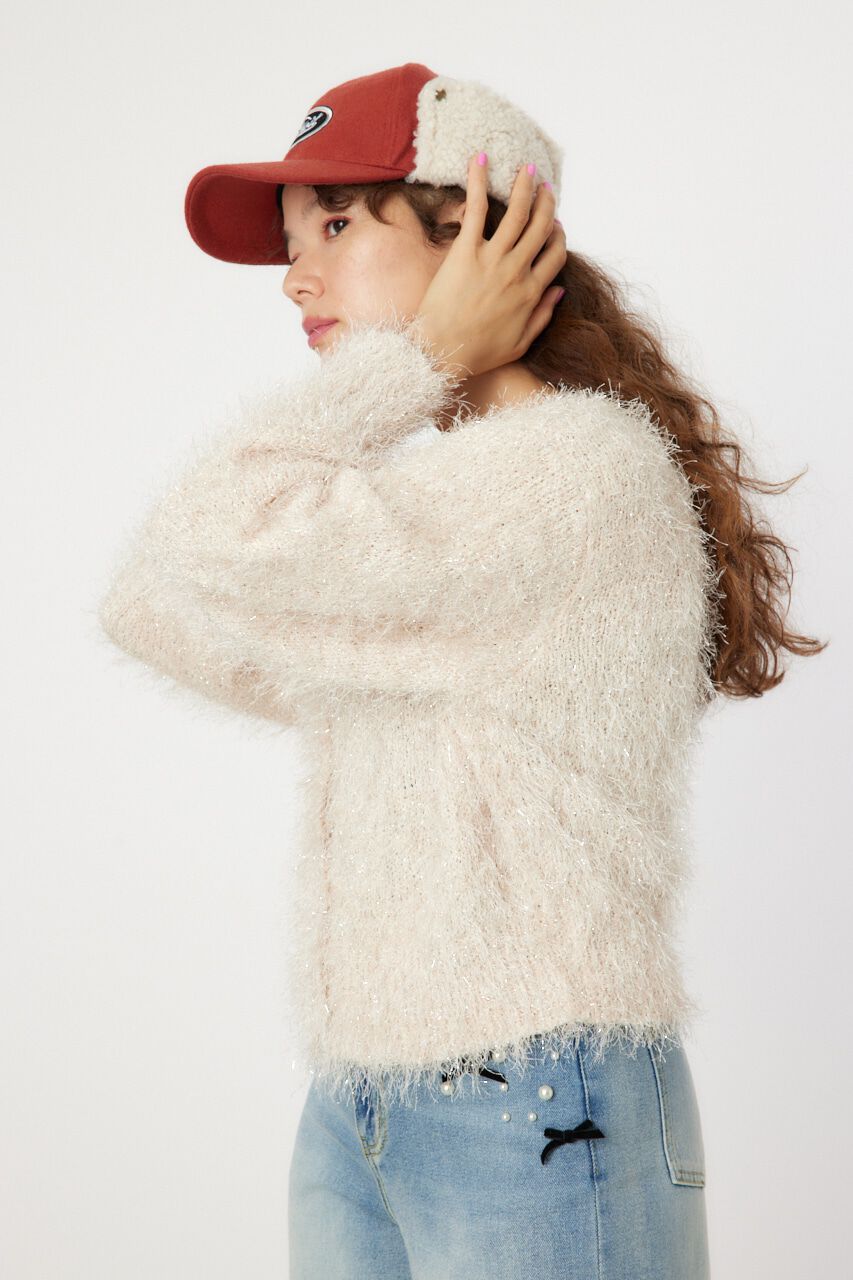 RODEO CROWNS「ラメシャギーニットカーディガン」|カーディガン|