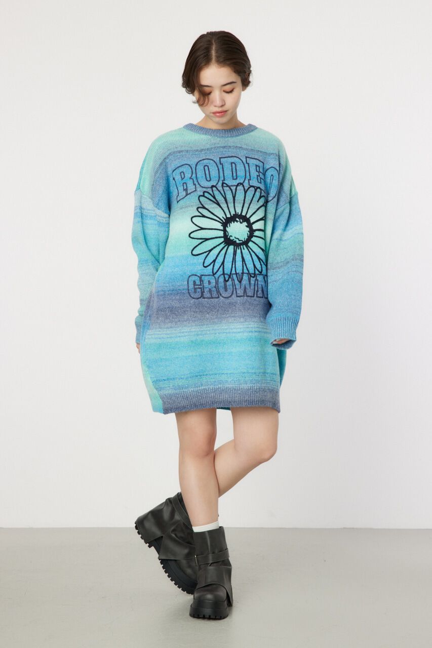 RODEO CROWNS「2wayフラワーニットワンピース」|ワンピース|